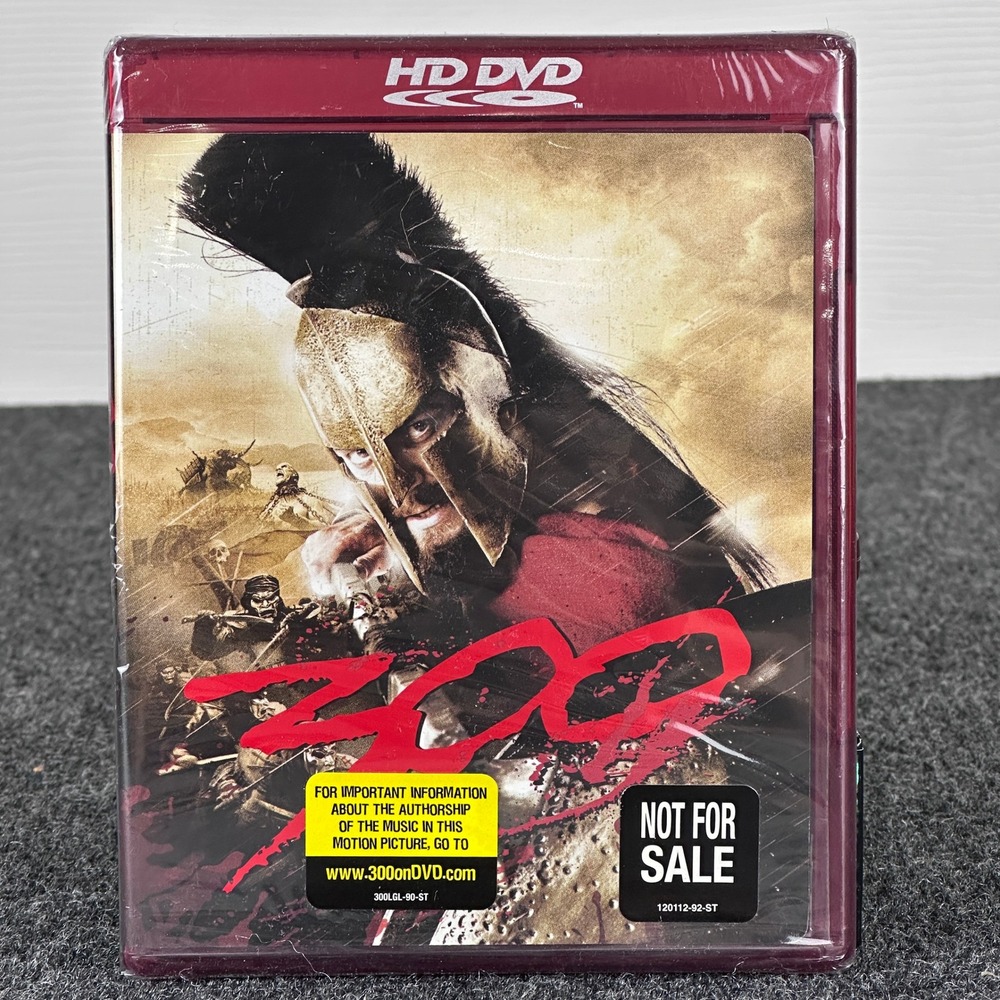 300 HD DVD Movie 2007 Zack Snyder Gerard Butler Warner Bros New Sealed Promo